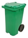 Ver imagem 1 de Kit 3 Conteiner Plastico 240 Litros Cor:verde