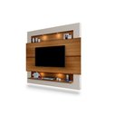 Ver imagem 2 de Painel para Tv 75" com Nicho e Prateleira Riviera 217 Carvalho New / Off White - Luapa