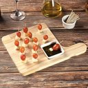 Ver imagem 2 de Tábua para Hamburguer Madeira Pinus com Pote - Stolf