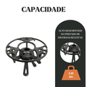 Ver imagem 4 de Fogareiro Portátil Forte Ferro 24x1 Aparador Panela Mineira