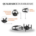 Ver imagem 2 de Fogareiro Portátil Forte Ferro 24x1 Aparador Panela Mineira