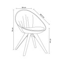 Ver imagem 2 de Cadeira Giratória Estela Rivatti Móveis