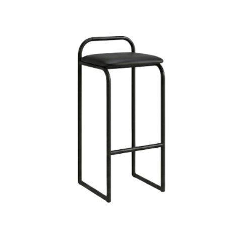 Banqueta Balcão Alta Cozinha Banco Mavie:Preto