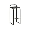 Ver imagem 1 de Banqueta Balcão Alta Cozinha Banco Mavie:Preto