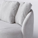 Ver imagem 2 de Sofá 3 Lugares Living Fixo Mônaco 2,00m em Bouclé:branco Cru