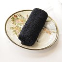 Ver imagem 2 de Toalha Oshibori Preto - Algodão, 20x20cm