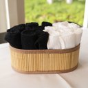 Ver imagem 6 de Toalha Oshibori Preto - Algodão, 20x20cm
