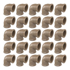Kit Joelho 90º Soldável 20mm Fortlev - 25 Unidades