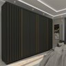 Guarda Roupa Casal 6 Portas 4 Gavetas Absolut New 100% MDF - 1