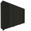 Ver imagem 2 de Guarda Roupa Casal 6 Portas 4 Gavetas Absolut New 100% MDF