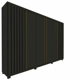 Guarda Roupa Casal 6 Portas 4 Gavetas Absolut New 100% MDF - 2