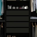 Ver imagem 4 de Guarda Roupa Casal 6 Portas 4 Gavetas Absolut New 100% MDF Cinza/Grafite