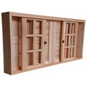 Ver imagem 7 de Janela de Madeira Veneziana de Correr Reto Eucalipto Bat de 14 Cm Linha Pop-1.00(l)x1.00(a)