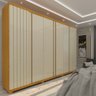 Guarda Roupa Casal 6 Portas 4 Gavetas Absolut New 100% MDF - 1