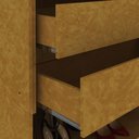 Ver mais imagens de Guarda Roupa Casal 6 Portas 4 Gavetas Absolut New 100% MDF Marrom/Marrome/Off White