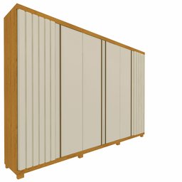 Guarda Roupa Casal 6 Portas 4 Gavetas Absolut New 100% MDF - 3