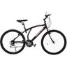 Bicicleta Houston Bike Aro 26" Atlantis Mad - 21 Marchas - Preto Fosco - 1