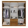 Guarda Roupa Casal 6 Portas 2 Gavetas Porto Sallêto Móveis - 2