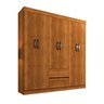 Guarda Roupa Casal 6 Portas 2 Gavetas Porto Sallêto Móveis - 3