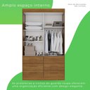 Ver imagem 7 de Guarda Roupa Solteiro 2 Portas 6 Gavetas Luana 
