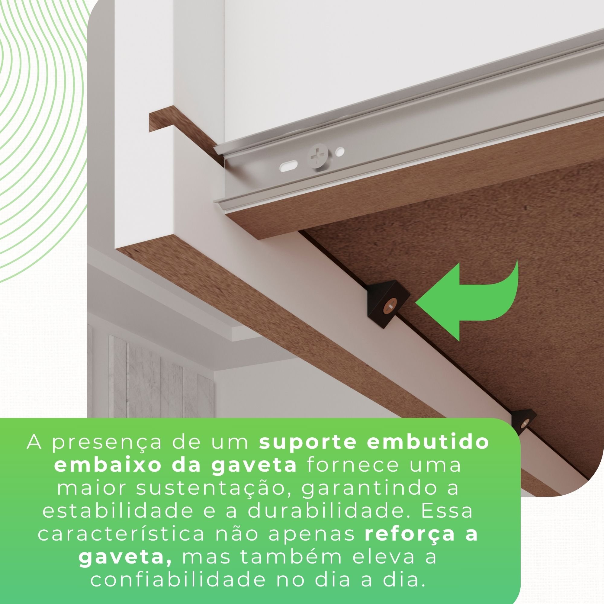 Guarda Roupa Solteiro 2 Portas com Espelho 6 Gavetas Luana  - 9