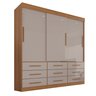 Guarda Roupa Casal 3 Portas 9 Gavetas Luana  - 3
