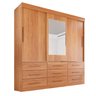 Guarda Roupa Casal 3 Portas 9 Gavetas com Espelho Luana  - 3