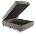 Ver imagem 5 de Base Box Baú Casal 138x188 Linho Bege com Colchão Ecoline D40 Espuma