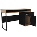 Ver imagem 5 de Escrivaninha Mesa Escritório 120cm 1 Porta 1 Gaveta Chicago