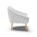 Ver imagem 6 de Poltrona Giovana Linho Natural A05 Cinza