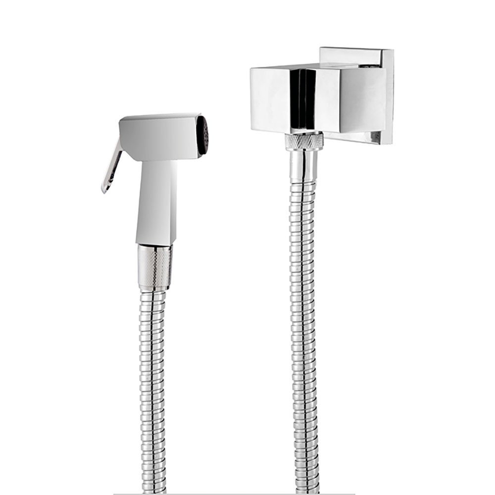 Ducha Higiênica Com Registro Square Classica 4801 Cromado Leão - 2