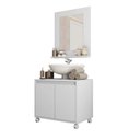 Ver imagem 2 de Conjunto Gabinete Banheiro Armário Belo 