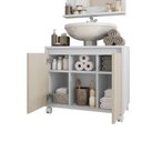 Ver imagem 5 de Conjunto Gabinete Armario Banheiro com Espelheira 60cm