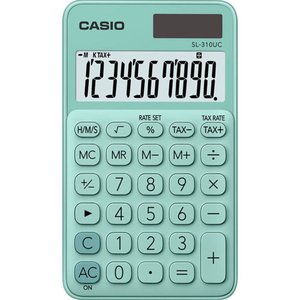 Calculadora Compacta Casio Sl-310uc-gn-n-dc - Verde