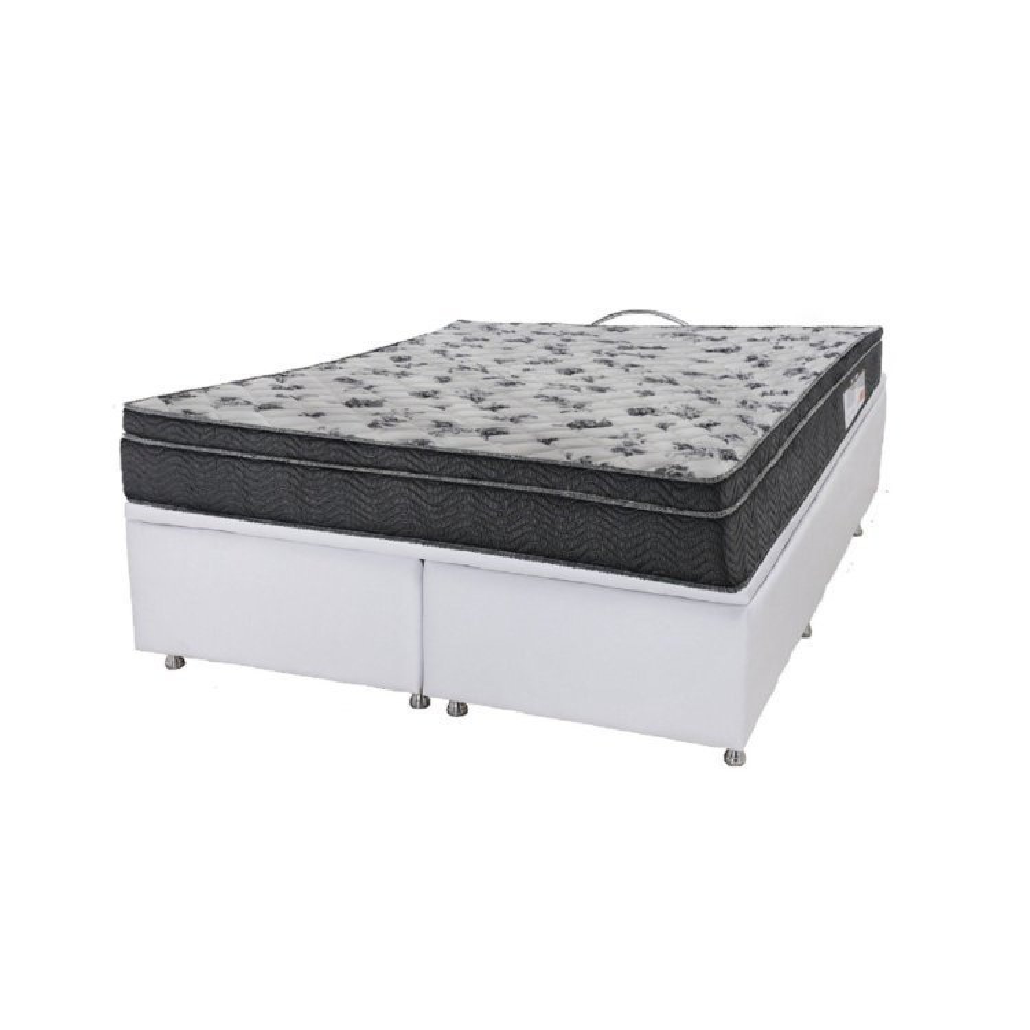 Cama Box Baú Queen ISO Ortopillow D33 Ortobom 28x158x198cm Ortobom - 1