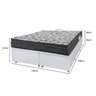 Cama Box Baú Queen ISO Ortopillow D33 Ortobom 28x158x198cm Ortobom - 2