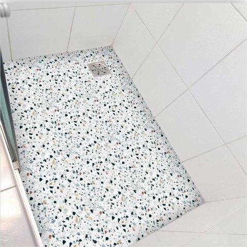 Piso vinil antiderrapante para box granilite - 1,20 x 0,80 metros