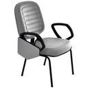 Ver imagem 2 de Cadeira Universitária Diretor Gomada Linha Blenda Cinza