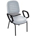 Ver imagem 1 de Cadeira Universitária Diretor Gomada Linha Blenda Cinza