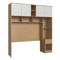 Guarda Roupa Casal Modulado Ponte 3 Peças 8 Portas 3 Gavetas Wood  - 12