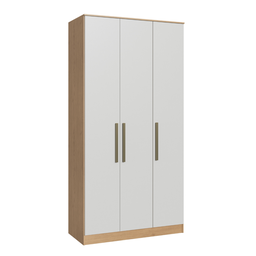 Guarda Roupa Casal Modulado Ponte 3 Peças 8 Portas 3 Gavetas Wood  - 14