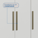 Ver imagem 3 de Guarda Roupa Casal Modulado Ponte 3 Peças 8 Portas 3 Gavetas Wood 