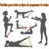 Kit Mini Band 5 Faixas Elásticas Exercício Funcional Pilates Ginástica - 6