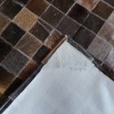 Ver imagem 3 de Tapete de couro marrom café 0,80x2,00 com bordas