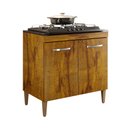 Ver imagem 1 de Balcão para Cooktop 4 Bocas Sevilha Kaiki Móveis:Rovere