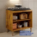Ver imagem 3 de Balcão para Cooktop 4 Bocas Sevilha Kaiki Móveis:Rovere
