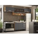 Ver imagem 1 de Cozinha Completa 4 Peças 7 Portas 2 Gavetas 1 em MDF com Pia Inox Porto Itatiaia