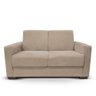 Sofá Estofado 2 Lugares Sala Estar Recepção Natália Suede Bege - 2