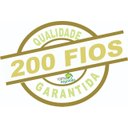 Ver imagem 2 de Jogo Lençol Casal 3 Peças Percal 200 Fios 100% Algodão Ponto Palito azul