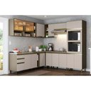 Ver imagem 1 de Cozinha Modulada Henn Connect 16 Peças (4aéreos+4balcões+1paneleiro+7complementos) S/pia C16p01